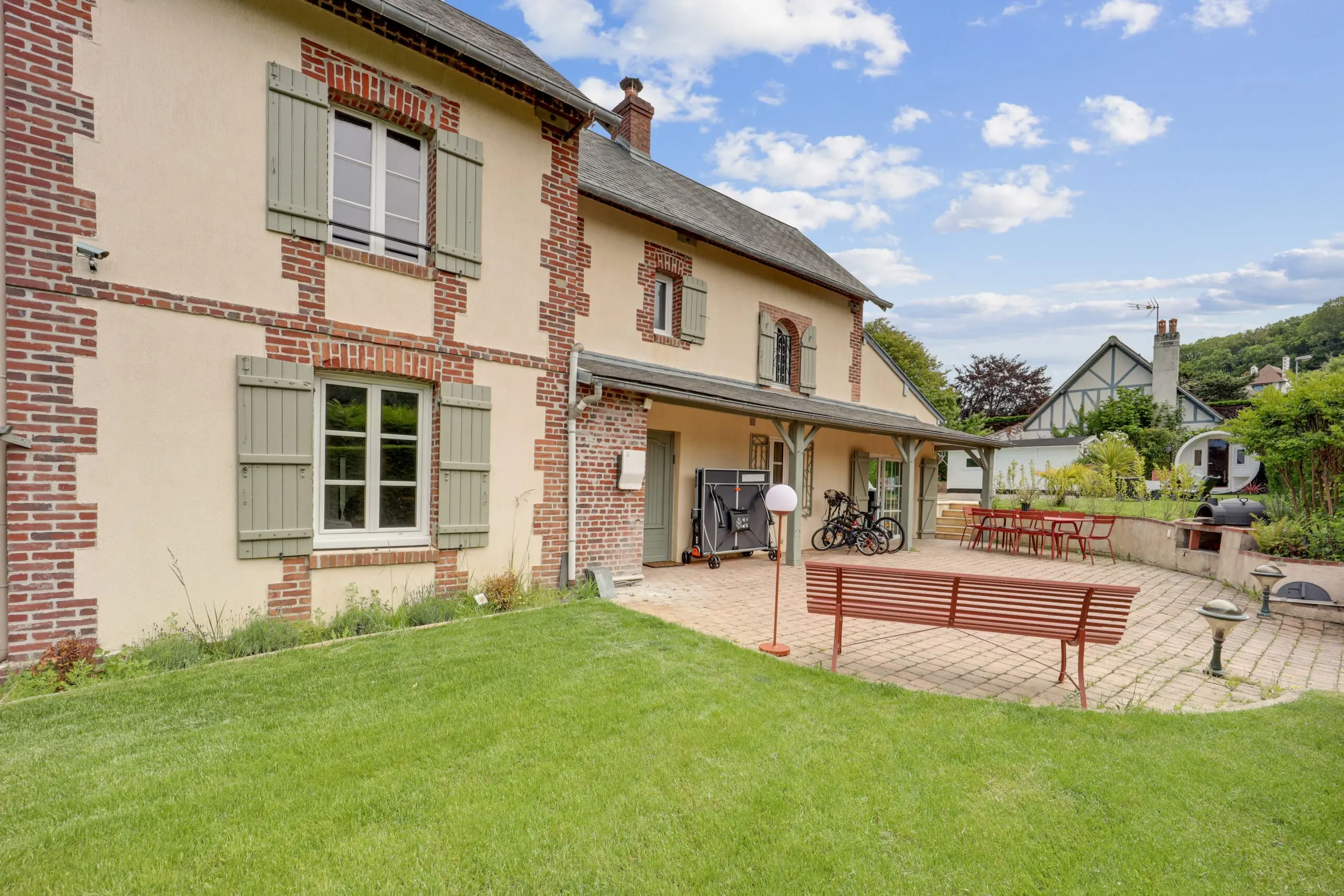 Jardin Villa Piscine Deauville Hermitage